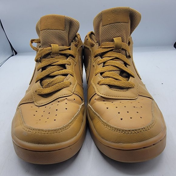 Nike Court Borough Low 2 GS Womens Size 8.5 Light Brown  Nike Court Borough Low 2 GS Womens Size 8.5 Light Brown Wheat Gum BQ5448-700